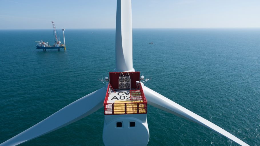 Dominion Energy plans to construct 176 of these offshore wind turbines off the coast of Virginia Beach