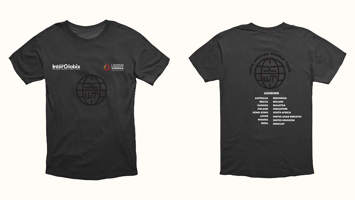 The Limited-Edition Data Center World Tour T-Shirt | InterGlobix Magazine