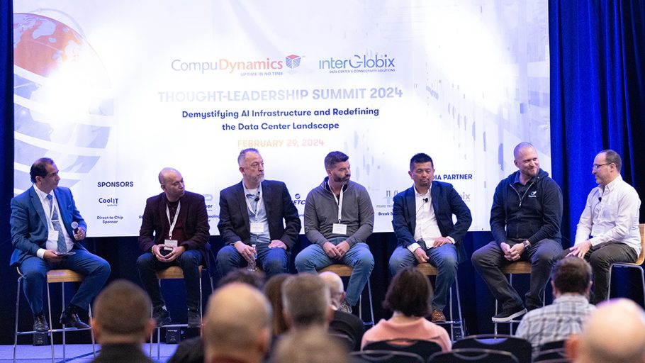 Vinay Nagpal, Dr. Sanjay Basu, Ben Lundquist, Allen Meeks, John Brzozowski, Jim Julson, and Jason Black during the Fireside Chat