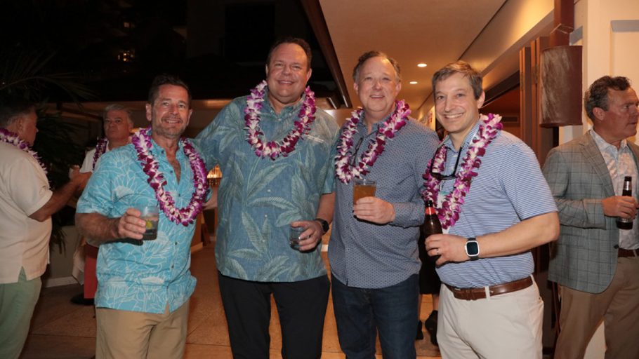 Jeff Ferry, Corey Welp, Chris Gatch, and Michael Bogdan having a good time